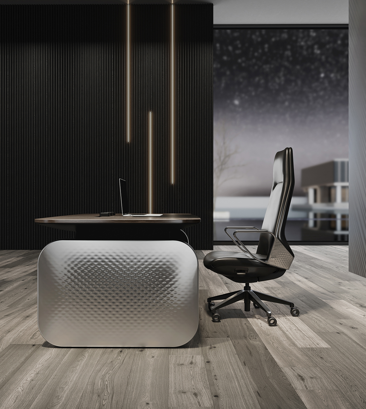 CAT80SQ кресло для руководителя Атлас